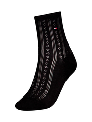 Tommy Hilfiger dámské černé ponožky - 35/38 (BLA)