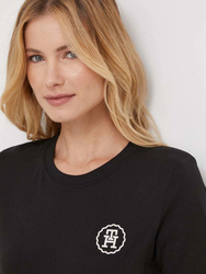 Tommy Hilfiger dámské černé tričko - S (BDS)