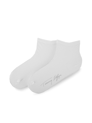 Tommy Hilfiger dámské bílé ponožky 2 pack - 35 (WHITE)