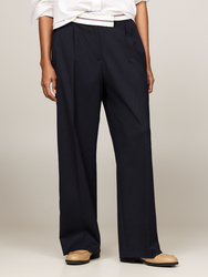 Tommy Hilfiger dámské tmavě modré kalhoty - 34/S (DW5)