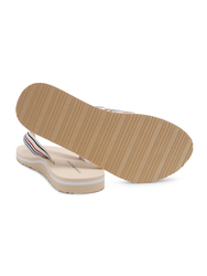 Tommy Hilfiger dámské krémové žabky - 36 (AEF)