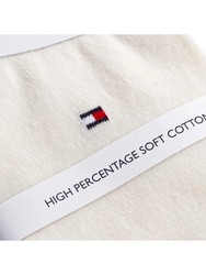 Tommy Hilfiger dámké krémové ponožky - 39 (WHISPER)