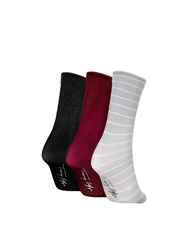 Tommy Hilfiger dámské ponožky 3pack - ONESIZE (MULTI)