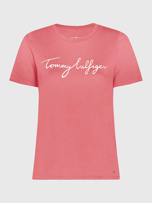 Tommy Hilfiger dámské starorůžové tričko - XS (T1A)
