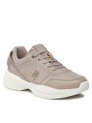 Tommy Hilfiger dámské šedo béžové tenisky - 36 (PKB)