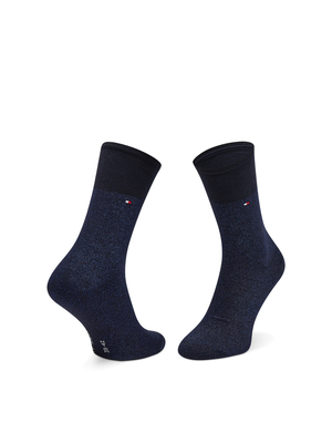 Tommy Hilfiger dámské tmavě modré ponožky 3pack - 35 (002)