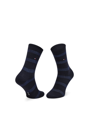 Tommy Hilfiger dámské tmavě modré ponožky 3pack - 35 (002)
