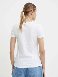 Tommy Hilfiger dámské bílé tričko - S (YCF)