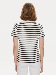 Tommy Hilfiger dámské pruhované tričko - M (0BF)