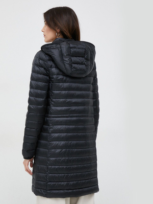 Tommy Hilfiger dámský černý prošívaný kabát - L (BDS)
