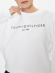Tommy Hilfiger dámská bílá mikina - XS (YCF)