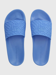 Tommy Hilfiger dámské modré pantofle - 38 (C30)