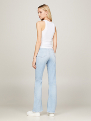 Tommy Jeans dámský bílý top - XS (YBR)