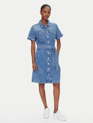 Tommy Hilfiger dámské džínové šaty - 34 (1A8)
