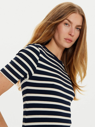 Tommy Hilfiger dámské tmavě modré tričko - L (03Q)