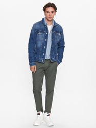 Tommy Jeans pánská modrá džínová bunda - L (1A5)