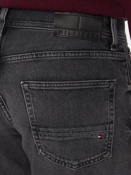 Tommy Hilfiger pánské černé džíny - 30/32 (1B1)