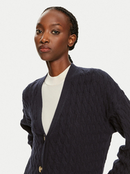 Tommy Hilfiger dámský tmavě modrý kardigan  - M-L (DW5)