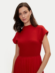 Tommy Hilfiger dámské červené šaty - L/S (XNN)