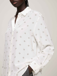 Tommy Hilfiger dámská bílá košile - 34 (0K5)