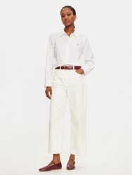 Tommy Hilfiger dámská bílá košile - 34 (YCF)
