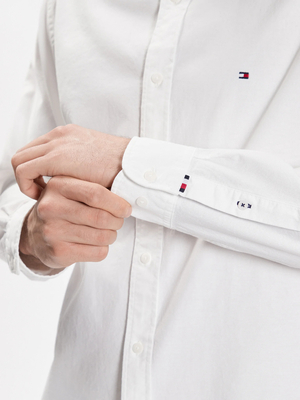Tommy Hilfiger pánská bílá košile - XL (YBL)