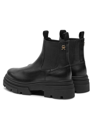 Tommy Hilfiger dámské černé chelsea boty - 36 (BDS)