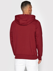 Tommy Hilfiger pánská vínová mikina 1985 Hoody - XL (XJS)