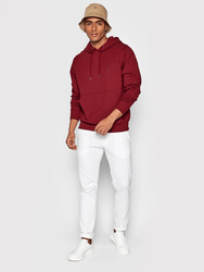 Tommy Hilfiger pánská vínová mikina 1985 Hoody - XL (XJS)