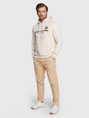 Tommy Hilfiger pánská krémová mikina - L (AF4)