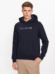 Tommy Hilfiger pánská tmavě modrá mikina - L (DW5)