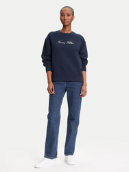 Tommy Hilfiger dámská tmavě modrá mikina - XS (C1G)