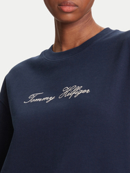 Tommy Hilfiger dámská tmavě modrá mikina - XS (C1G)