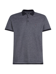Tommy Hilfiger pánské tmavě modré polotričko - M (DW5)