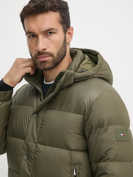 Tommy Hilfiger pánská khaki zelená bunda - L (RBN)