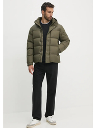 Tommy Hilfiger pánská khaki zelená bunda - L (RBN)