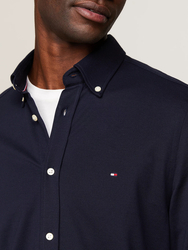 Tommy Hilfiger pánská tmavě modrá košile - XXL (DW5)