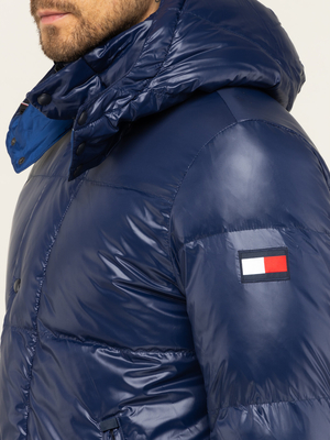 Tommy Hilfiger pánský tmavě modrý bomber - L (DWX)