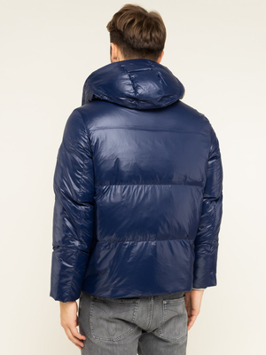 Tommy Hilfiger pánský tmavě modrý bomber - L (DWX)