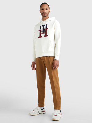 Tommy Hilfiger pánská bílá mikina - M (YBI)