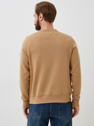 Tommy Hilfiger pánská béžová mikina - XXL (RBL)