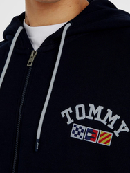 Tommy Jeans pánská tmavě modrá mikina - XL (DW5)