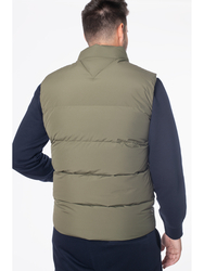 Tommy Hilfiger pánská khaki zelená vesta - L (RBN)