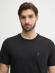 Tommy Hilfiger pánské černé tričko - S (BDS)