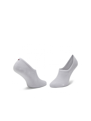 Tommy Hilfiger pánské bílé ponožky 2 pack - 39 (001)