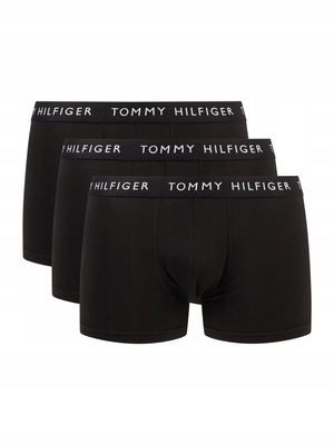 Tommy Hilfiger pánské černé boxerky 3 pack - M (0VI)