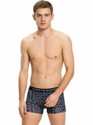 Tommy Hilfiger pásnké tmavě modré boxerky - S (416)