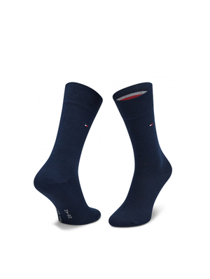Tommy Hilfiger pánské modro červeno bílé ponožky Box 3 pack - 39 (001)