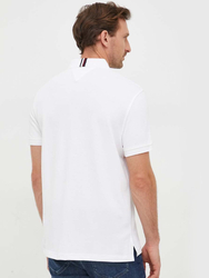 Tommy Hilfiger pánské bílé polo tričko. - XXL (YBR)