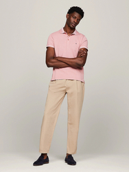 Tommy Hilfiger pánské starorůžové polo triko - L (TJ5)